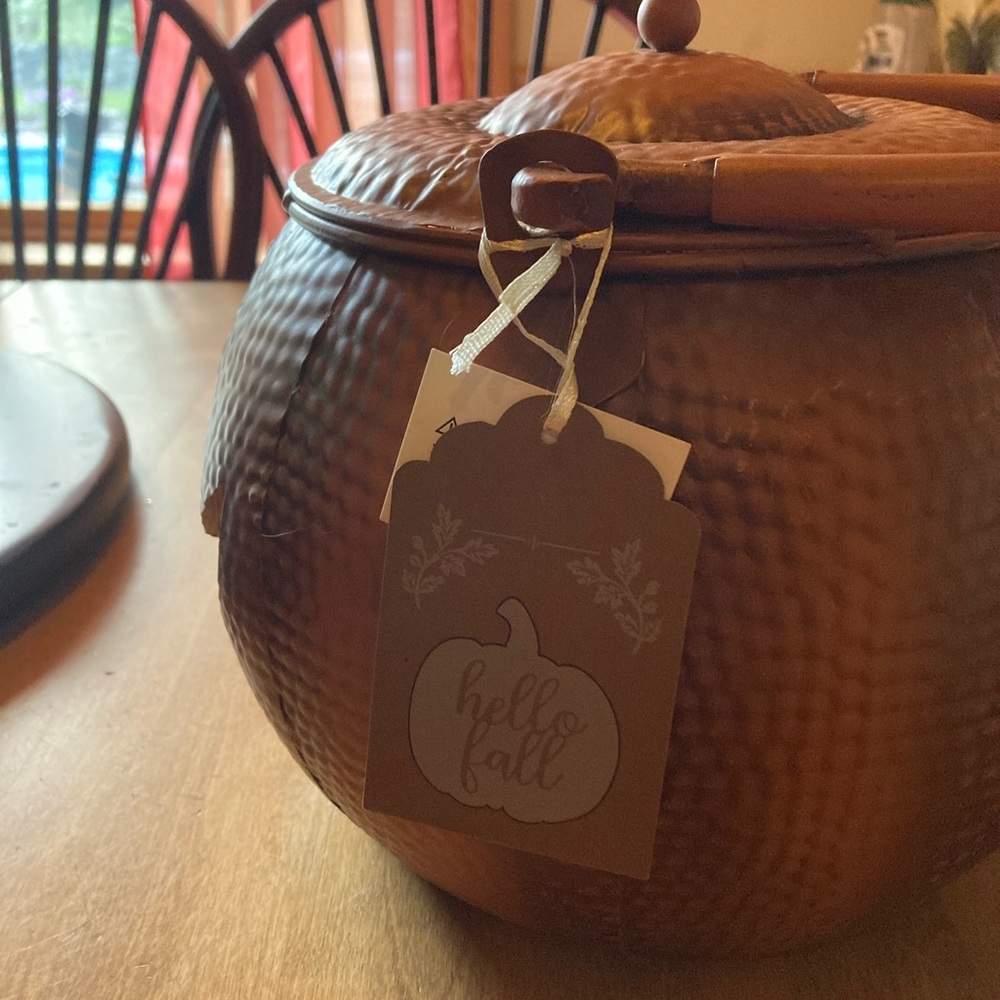 New Hello Fall Halloween Jack-O-Lantern - Picture 4 of 9